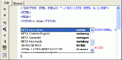    Macromedia HOMESITE
