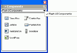 Панель Components